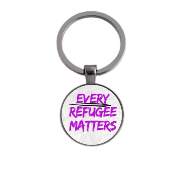 EVERY REFUGEE MATTERS! CUSTOM KEY RING - Picture 6 of 6